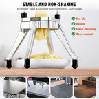 VEVOR Commercial Vegetable Fruit Chopper 1/4" Blade Heavy Duty Professional Food Dicer Kattex French Fry Cutter Onion Slicer Stainless Steel for Tomato Peppers Potato Mushroom
