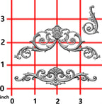 Garland Mold for Polyclay Air Dry Clay Plaster