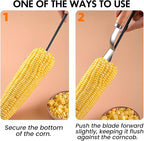 Corn stripper for corn on the cob remover tool, Corn Peeler, Corn on the Cob Remover, for Home Kitchens, Restaurant Chefs