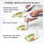 Vacuum Sealer, vacuum sealer for food, handheld vacuum sealer(Vacuum Sealers+ 30 reusable vacuum seal bags)