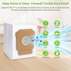 16 Pack Plus 405 Combo Dust Bags for Roomba Essential Q0520/Plus 405 Combo/Plus 505 Combo/Plus 504 Vac/Y0140 Combo/Y0110/Q0120/Q011/104 Combo/105 Combo/105 Vac/Max 705 Vac/205 Vac Dust Bag
