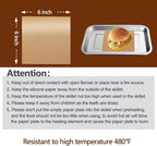 300PCS Thickened Precut Parchment Paper Sheets, 6×6 In Non-Toxic Burger Paper Sheet，Heavy Duty Burger Patty Paper for Baking, Grilling, Seperating Patty, Comes in Convenient Packaging, Brown