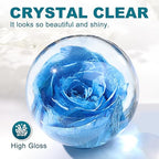 LET'S RESIN Epoxy Resin Kit,1 Gallon Bubble Free & Crystal Clear Epoxy Resin for Table Top, Casting, DIY, Art, Molds,Jewelry（Including 0.5 Gallon Resin + 0.5 Gallon Hardener）