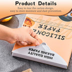 Parchment Paper Sheets 300Pcs,6x8In Baking Paper,Baking Supplies Sheets Non Stick,Non-Toxic Baking Parchment for Air Fryer, oven liner,Grilling, Steaming Cooking Bread Cake and Wrapping Food