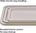 OXO Good Grips Non-Stick Pro Ceramic Coated Metal Bakeware 3-Piece Sheet Pan Set – Biscuit