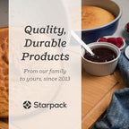 Starpack 'Bakers Gonna Bake' High Performance Nonstick Baking Sheet Pan set of 2 with Wire Rack for baking cookies and more