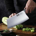 HOSHANHO Cleaver Knife 7 Inch, Ultra Sharp Japanese High Carbon Steel Vegetable Meat Cleaver, Multifunction Chopper Butcher Knife for Home Kitchen and Restaurant