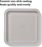 OXO Good Grips Non-Stick Pro Ceramic Coated Metal Bakeware 9” Square Cake Pan – Biscuit