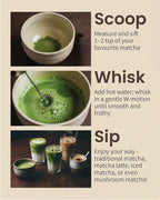 Elementi Matcha Whisk & Frother Set - Powerful Electric Matcha Mixer for Powder, Easy to Use Electric Whisk Kit - Craft Effortless Lattes with the Elementi Milk Frother Wand & Wisk (Emerald Green)