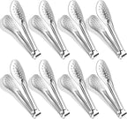 Serving Tongs, Kitchen Tongs,Buffet Tongs, XEVOM Stainless Steel Food Tong Serving Tong,small tongs, Serving Utensils (9 Inch)