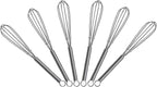 5 inch Mini Wire Whisk 6 Pack - Stainless Steel