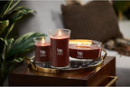 WoodWick Smoked Walnut & Maple Holiday Candle Gifts for Women and Men, 16 oz Ellipse Candle with Crackling Wick