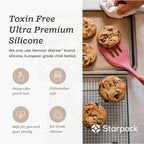 Starpack 'Stir & Serve' Silicone Cooking Utensils Set (5 Pcs) 10.5" - Kitchen Utensils Set Heat Resistant to 600°F - Kitchen Utensils for Nonstick Cookware - Silicone Utensil Set for Mixing & Cooking