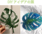 Leaf Coaster Resin Molds Silicone Epoxy Casting Mold for Cup Mat Geode Coaster Agate Resin Mold DIY Unique Coaster Home Decoration(4.72x4.72inch)