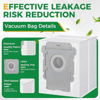 16 Pack Vacuum Bags for i7, i7+, i7Plus, i8, i8+, i3, i3+, i4, i4+, i6, i6+, s9, s9+, s9Plus, i and s Series Clean Base Automatic Dirt Disposal Bags