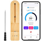 Wireless Smart Meat Thermometer with Bluetooth | Long Range | Measures Internal & Ambient Temp | for BBQ, Oven, Grill, Kitchen, Smoker, Rotisserie