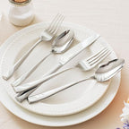 KINGSTONE Mirror Polish Silverware Set for 8, 40-Piece 18/10 Stainless Steel Flatware Set, Dishwasher Safe Cutlery Set for Wedding, Home, Restaurant, Knives Spoons and Forks Set