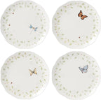 Lenox 894542 Butterfly Meadow Vines 4-Piece Dinner Plate Set