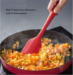 8 Pieces Silicone Spatulas,8.5 inch Non-stick with Stainless Steel Core,Heat Resistant-500℉, Food Grade Dishwasher Safe, for Mixing,Cooking,Baking (Mixed color)