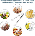 8 Pack Serving Tongs by Tcoin, 12 Inch Functional Tongs for Serving Food at Parties and Get-togethers, Versatile and Durable