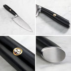 Cangshan L Series 2-Piece Starter Knife Set, Forged German Steel, Black, 1027419