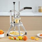 VEVOR Commercial Vegetable Fruit Chopper 3/8″ Blade Professional Food Dicer Kattex French Fry Cutter Onion Slicer Stainless Steel for Tomato Peppers Potato Mushroom Upgrade Style 3/8"