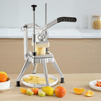 VEVOR Commercial Vegetable Fruit Chopper 1/2″ Blade Heavy Duty Professional Food Dicer Kattex French Fry Cutter Onion Slicer Stainless Steel for Tomato Peppers Potato Mushroom, Sliver