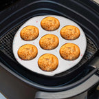 Silicone Egg Bite Molds Air Fryer Muffin Pan for Baking Non-Stick Silicone Egg Molds 7 Cups Air Fryer Cupcake Mold for Mini Muffins, Tart, Mini Cupcake BPA Free