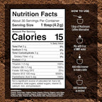 VitaCup Mushroom Coffee Alternative Instant Drink Mix | Mushroom Coffee Substitute for Natural Energy & Focus | Lion’s Mane, Yerba Mate, & Chaga | Cacao, Cinnamon, & B Vitamins | 3 Bags, 90 Servings