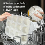 Silicone Muffin Pan, Metal Reinforced Frame Cupcake Pan 12 Cups Regular Size Easy to Move in or Out of Oven Non-Stick (2)