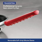 Tramontina Professional 8-Inch Ceramic Non Stick Small Frying Pan, Heavy-Gauge Aluminum Skillet with Nonstick Coating, Dishwasher and Oven Safe, Black