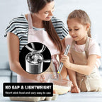 Walfos Danish Dough Whisk, Rustproof Stainless Steel Bread Whisk, Quick Mixing Bread Mixer, Dutch Dough Whisk for Cooking, Blending, Whisking, Stirring, Sourdough, Pizza, Pastry, Cake Batter…