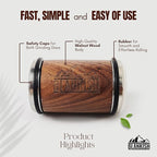 BLANKISH - Rolling Knife Sharpener - Professional Knife Sharpening Kit with 15° 17° 20° and 22° Base, Easy to Use