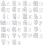 26 Pack Alphabet Resin & Clay Mold - Letter Ice Maker, Candle Making & Craft Supplies