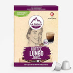 La Natura Lifestyle Beauty Coffee Pods - Lungo Roast European-Style with Biotin, Zinc & Selenium for Hair, Skin & Nails Health - Compostable Nespresso Original Line Compatible Capsules - Pack of 60