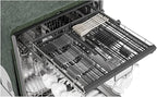 SHARP SDW6767HS Smart Dishwasher Works with Alexa. Includes LED Interior lights, Stainless Steel interior, Heated Dry with Fan Assist, Wash Zone cleans half load on either rack, Adjustable Third Rack