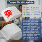 20 Packs 3D Airclean FJM Vacuum Cleaner Bags Replacement for Miele Compact C1 Vacuum Bags,Compact C1,C2,S6000-S6999,S4000-S4999,S700,S500-S578 Vacuum with 6 Motor Protection Filters,6 AirClean Filter