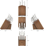 Cangshan HELENA Series German Steel Forged Knife Block Set (17-Piece, White)