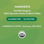 Cameron's Coffee Roasted Whole Bean Coffee, Organic Italian Roast, 4 Pound