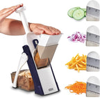 DASH Safe Slice Mandoline for Vegetables, Meal Prep & More with 30+ Presets & Thickness Adjuster, Midnight Navy