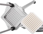 Commercial Vegetable Fruit Chopper 1/4″&3/8″ Blade Heavy Duty Professional Food Dicer Kattex French Fry Cutter Onion Slicer Stainless Steel For Tomato Peppers Potato Mushroom, Silver