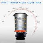 Electric Hot Milk Kettle Warmer Stainless Steel Hot Milk Dispenser Hot Milk Boiler And Warmer with Double Liner Quick-Temp or Boil for Milk Tea Coffee 1500W 8.8 Liter Capacity
