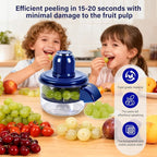 Electric Grape Peeler Machine, One-Button Automatic Fruit Garlic Peeler Machine, Food-grade Material Suitable For Making Baby Puree And Desserts, USB Rechargeable, Easy To Clean