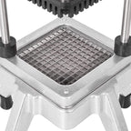 Commercial Vegetable Fruit Chopper W/6-Wedge Slicer&1/4″&3/8″&1/2" Blade Professional Food Dicer French Fry Cutter Onion Slicer Stainless Steel For Tomato Peppers Potato Mushroom