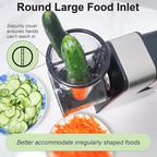 Electric Cheese Grater, 5 in 1 Salad Maker with Stainless Steel Blades, 350W Electric Slicer Shredder/Slicer, Electric Salad Machine for Cheeses, Fruits, Vegetables