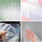Frosting Piping Bags 18 inch, 100 Pcs Disposable Piping Bags for Royal Icing, Thick Anti Burst Cake Pastry Bags Disposable Royal Icing Bags for Cookie, Cakes and Dessert Decoration L