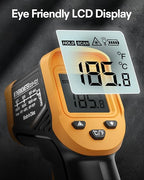 Eventek Infrared Thermometer Gun, Laser Thermometer Temperature Gun -58°F to 1112°F, IR Temp Gun for Cooking, Pizza Oven Accessories, Griddle, AC, Barbecue, Air Thermometer, Kitchen Cooking,Meat