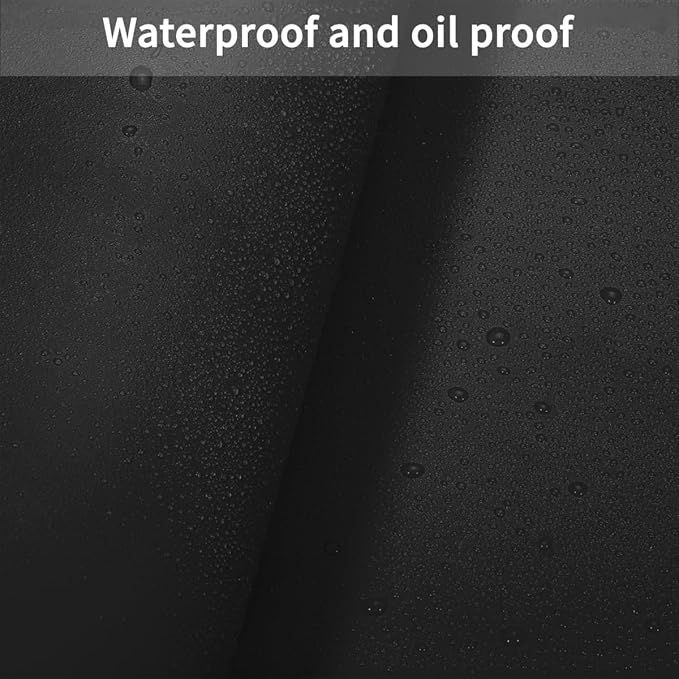 Vanity Top Protector - Can Be Used On Both Sides Waterproof and Easy to Clean Good Flatness Used for Dresser Table(Black+Black 10x36)