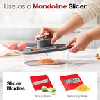 CHOPZILLA Vegetable Chopper and Mandoline Slicer for Kitchen Cuts 18x Faster, Come with 4 Blades, Scraper, & Container, All in 1 Veggie Chopper Vegetable Cutter, French Fry Cutter, Onion, Fruit, Salad
