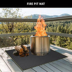 40x60 Inch Under Grill Mat for Outdoor Grill Deck Patio Protector Extra Large Silicone Fireproof Waterproof Oil-Proof Fire Pit Matt BBQ Barbecue Pad